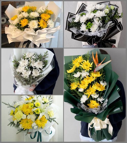 山东青岛莱西市店埠镇毛家山后村白事花束代送